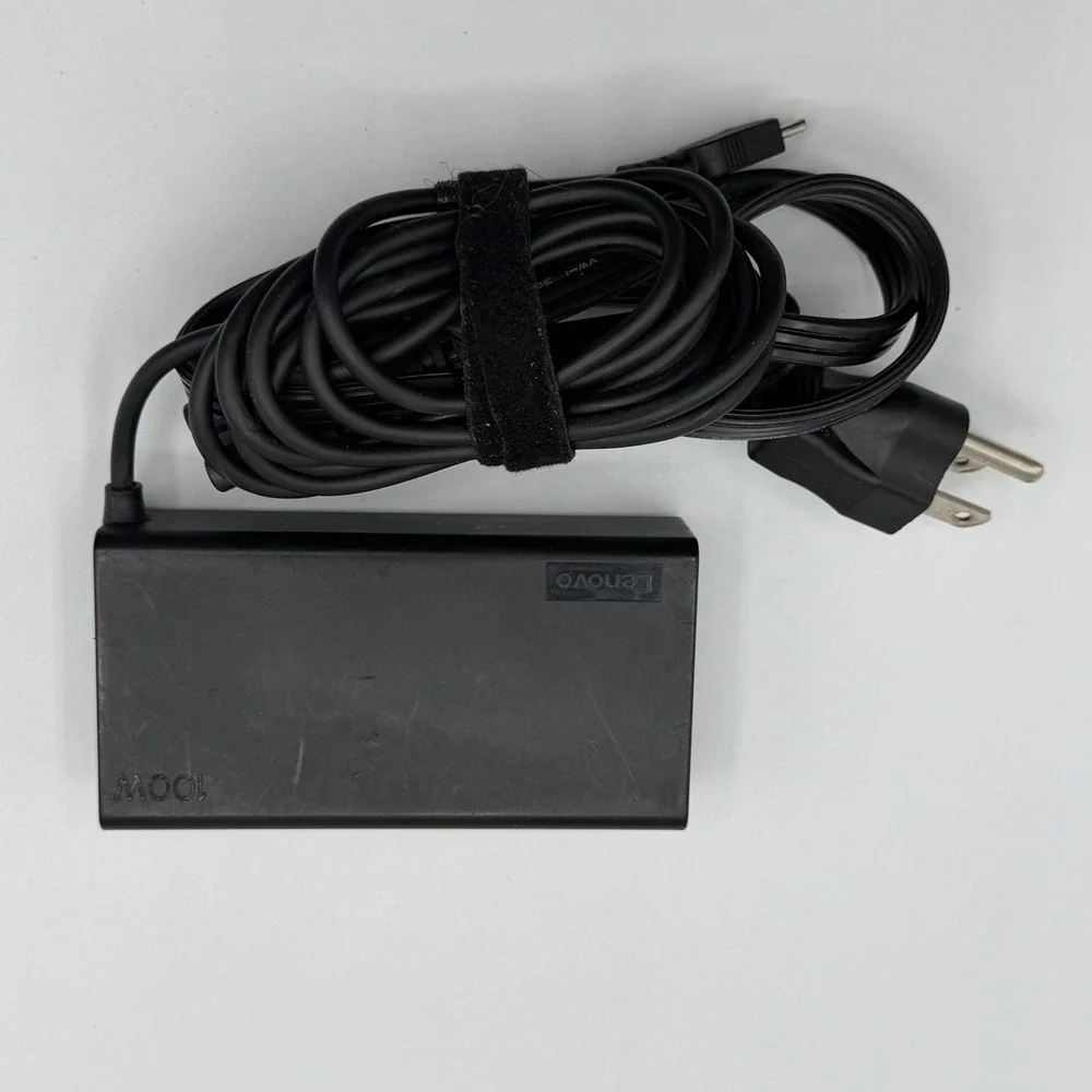 Genuine Lenovo 100W USB-C Laptop Charger AC Power Adapter ADL100YLC3A UNTESTED